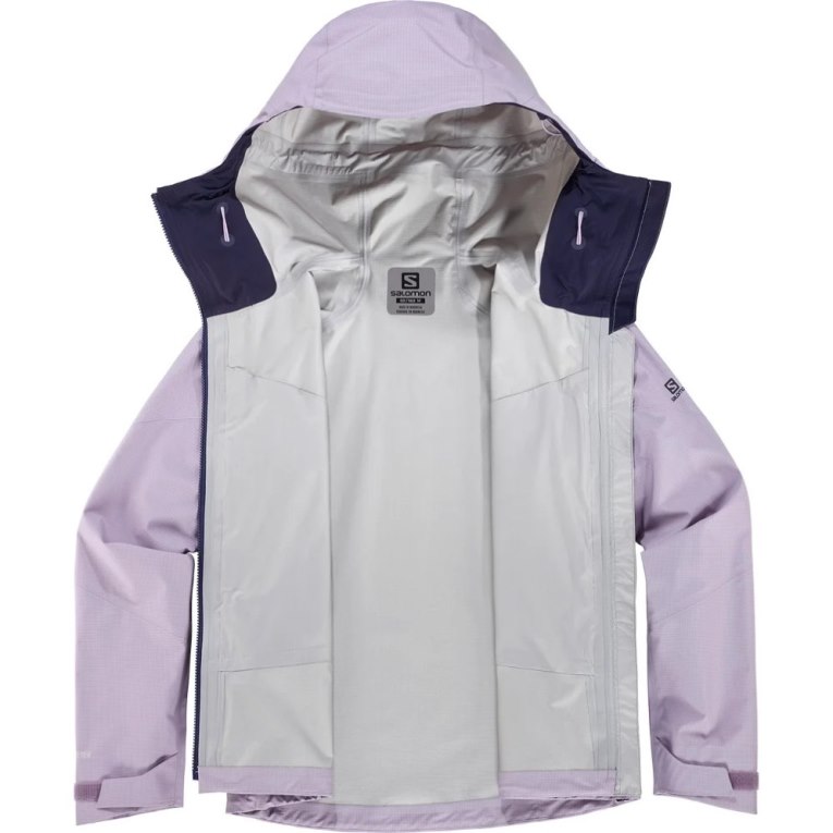 Chaquetas Shell Salomon Outpeak GTX 3L Mujer Lavanda | MX ASOU754